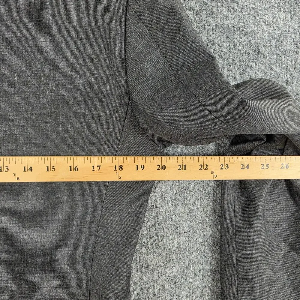 Suitsupply Blazer Men 34L Napoli Gray Wool Vitale Barberis Canonico Sport Coat